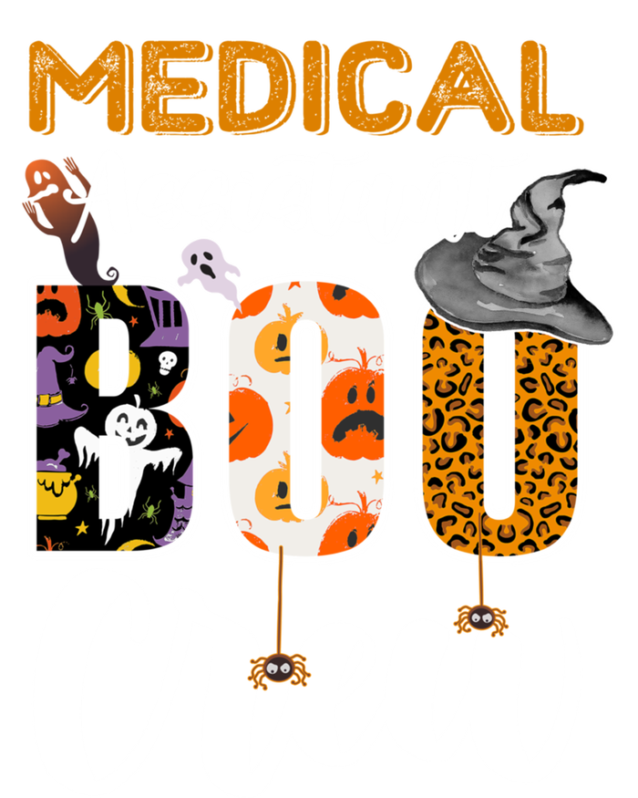 Medical Assistant Boo Crew Halloween Matching Med Asst Funny Gift T-Shirt