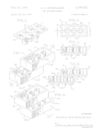 Toy Building Brick Patent T-Shirt