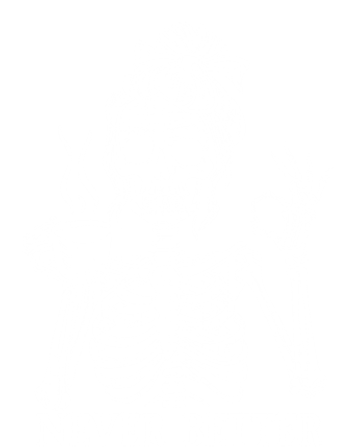 Messy Bun Ing Coffee Never Better Skeleton Gift T-Shirt