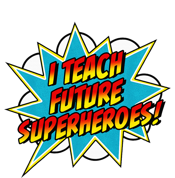 I Teach Superheroes Retro Comic Super Teacher Graphic T-Shirt