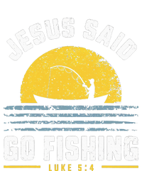 Jesus Christ Said Go Fishing Christian Fisherman Faith Pajama Set