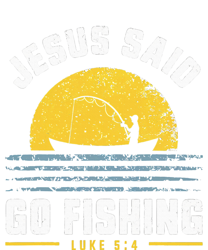 Jesus Christ Said Go Fishing Christian Fisherman Faith Pajama Set