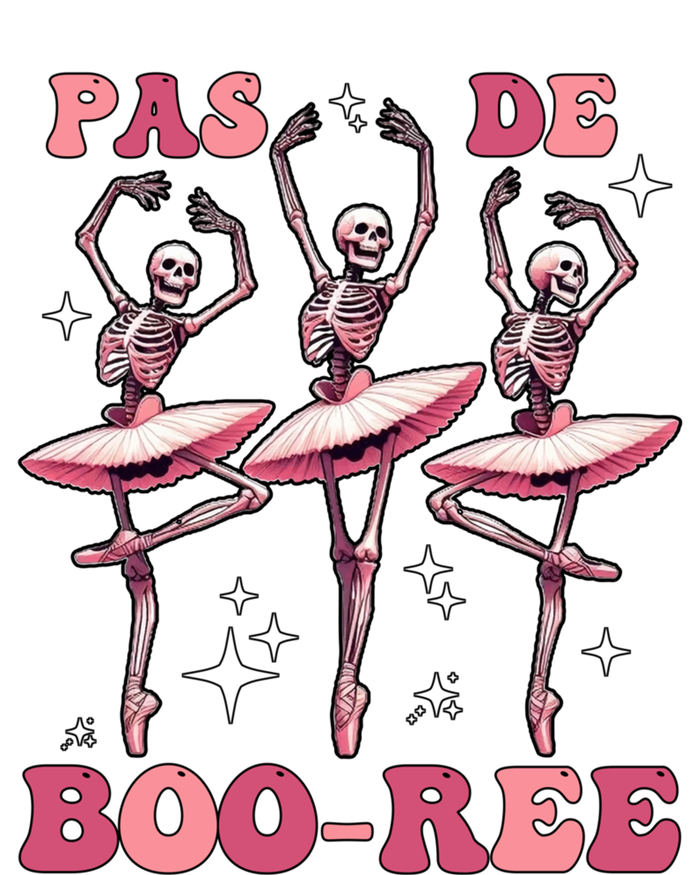 Pas De BooréE Funny Halloween Ballet Dancer Boo Re Skeleton Gift Kids Tie-Dye T-Shirt