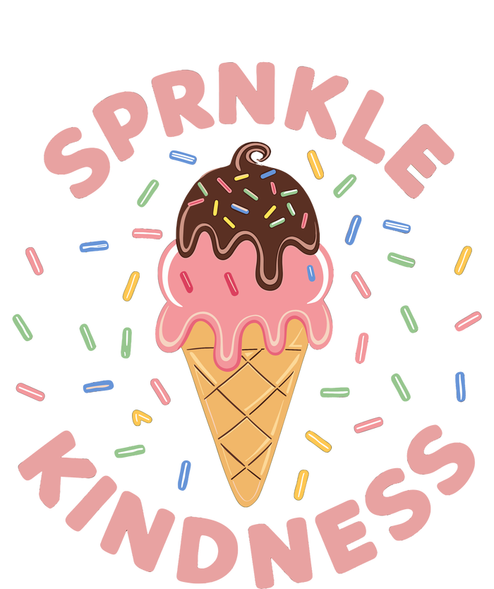 Sprinkle Kindness Ice Cream Hooded Wearable Blanket