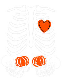 Pregnant Skeleton Twin Pregnancy Halloween Announcet Great Gift T-Shirt