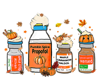 Pumpkin Spice Propofol Ativan Versed Haldol Halloween Nurse Cool Gift Tall Long Sleeve T-Shirt