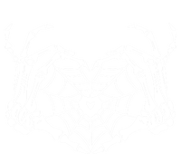 Skeleton Hand Heart Spiderweb Halloween Cobweb Party Costume Gift Canvas