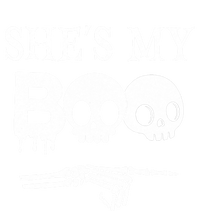 SheS My Boo Skull Face Matching Halloween Couples Funny Gift Softstyle Adult Sport Polo