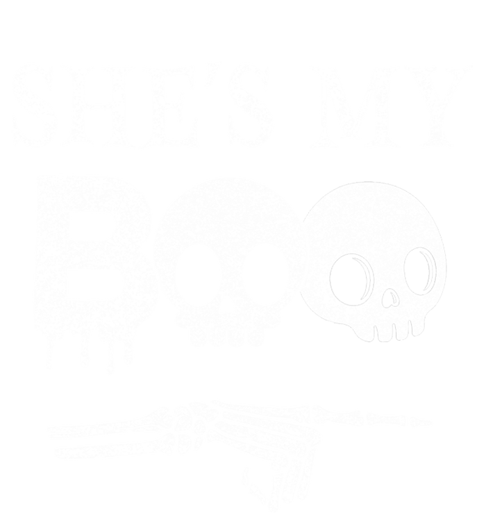 SheS My Boo Skull Face Matching Halloween Couples Funny Gift Softstyle Adult Sport Polo