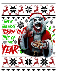 This Is The Most Terrifying Time Of The Year Art The Clown Santa Christmas Men's Origin Performance Pique Polo