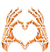 Skeleton Hands Heart Sign Retro Halloween Costume Meaningful Gift T-Shirt