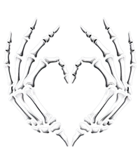 Skeleton Hands Heart Sign Retro Halloween Costume Gift T-Shirt