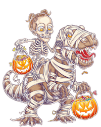 Skeleton Mummy Dinosaur Halloween Pumpkin Trick Treat Funny Gift T-Shirt