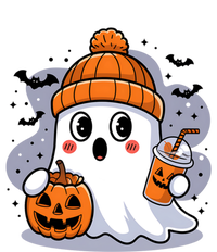 Spooky Ghost Ing Coffee Halloween Pumpkin Ice Coffee Cool Gift T-Shirt