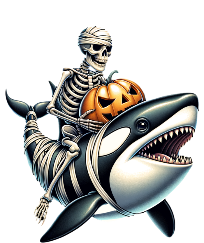 Skeleton Riding Mummy Orca Halloween Whale Great Gift Tote Bag