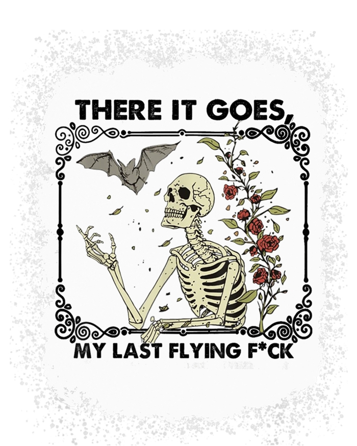 There It Goes My Last Flying F Halloween Skeleton Gift T-Shirt