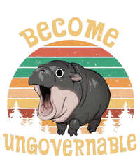 Become Ungovernable Moo Deng Baby Pygmy Hippo T-Shirt