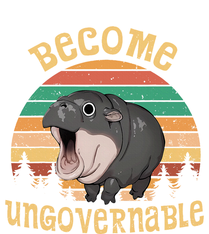 Become Ungovernable Moo Deng Baby Pygmy Hippo T-Shirt