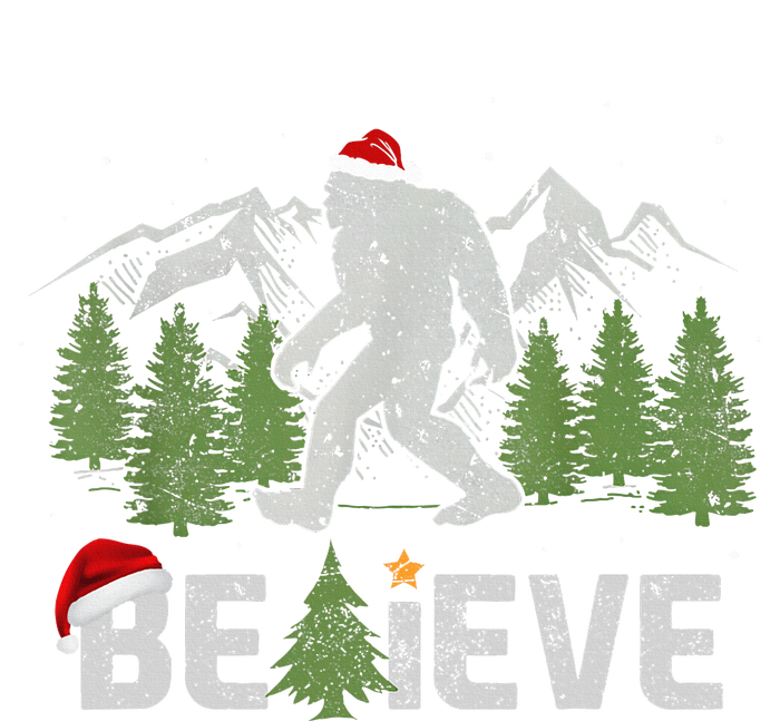 Christmas Believe Bigfoot Premium Hoodie