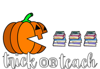 Trick Or Teach Funny Teacher Pumpkin Funny Halloween Funny Gift Tall T-Shirt