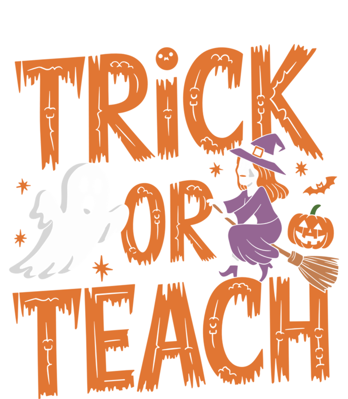 Trick Or Teach Halloween For Teachers Classroom Fun Witch Meaningful Gift Tank Top