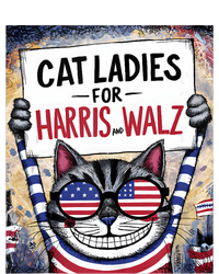 Harris Waltz 2024 Cat Ladies For Harris And Walz 2024 T-Shirt