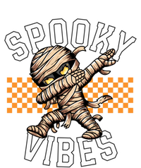 Spooky Vibes Dabbing Mummy Dab Dance Squad Halloween Funny Gift Women's Long Sleeve Flannel Pajama Set 