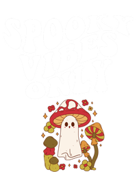 Spooky Vibes Only Cute Hippie Halloween Ghost Flowers Gift Women's Tri-Blend 3/4-Sleeve Raglan Shirt