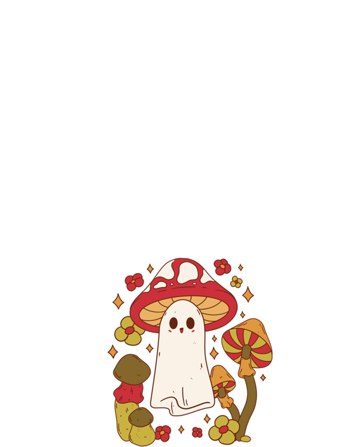 Spooky Vibes Only Cute Hippie Halloween Ghost Flowers Gift Women's Tri-Blend 3/4-Sleeve Raglan Shirt