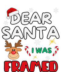 Dear Santa I Was Framed Funny Xmas Family Matching Long Sleeve Shirt