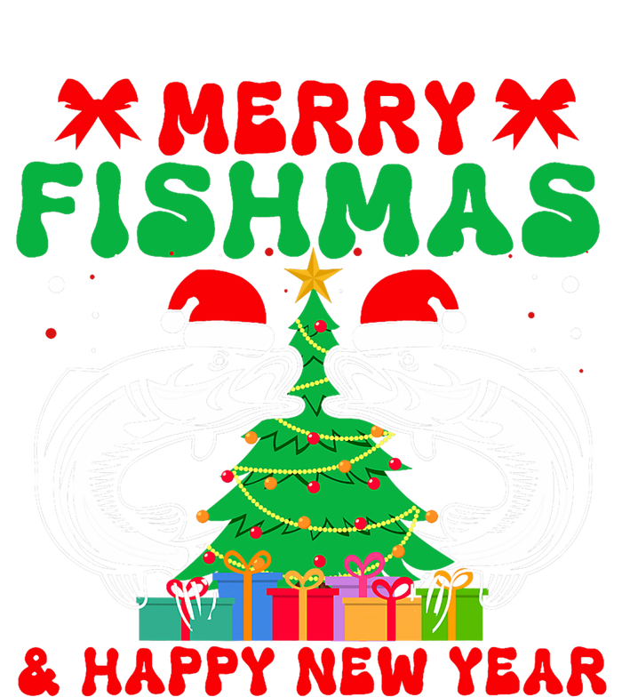 Bass Fishing Merry Fishmas And Happy New Year Christmas Premium Hoodie