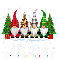 Chillin With My Gnomies Funny Christmas Family Friend Gnomes T-Shirt