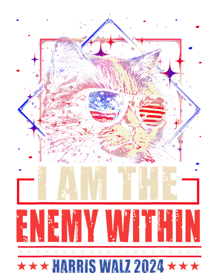 I Am The Enemy Within Kamala Harris 2024 Merch Kids Hoodie