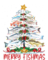 Fish Fishing Rod Christmas Tree Fisherman Merry Fishmas T-Shirt