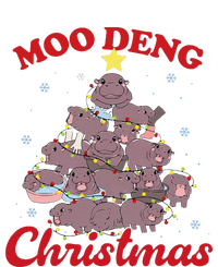 Moo Deng Christmas Tree Baby Hippo Funny Animal Kids Tie-Dye T-Shirt