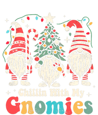 Groovy Chillin With My Gnomies Funny Christmas Family Gnomes T-Shirt