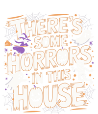 ThereS Some Horrors In This House Funny Halloween Cute Gift Women's V-Neck T-Shirt