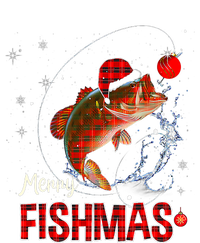 Merry Christmas Fishmas Fishing Reel Santa Snow Canvas