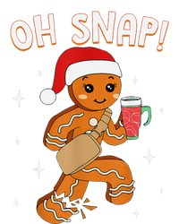 Oh Snap! Bougie Gingerbread Man Cookie Funny Christmas Grommeted Golf Towel