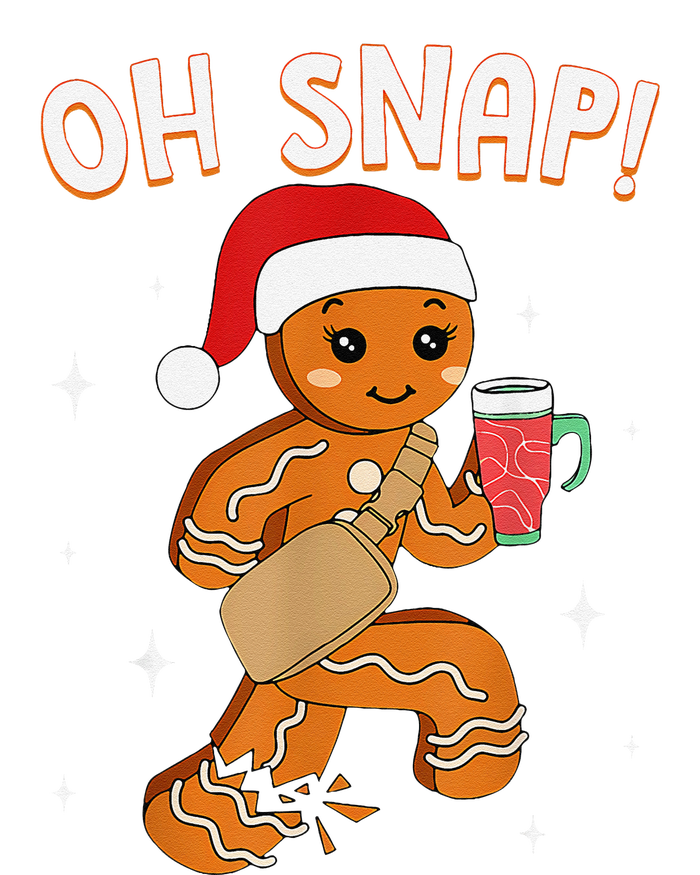 Oh Snap! Bougie Gingerbread Man Cookie Funny Christmas Grommeted Golf Towel