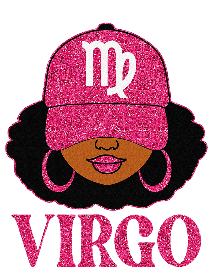 Virgo Queen Birthday Afro Hair Cap Hat Black Women T-Shirt