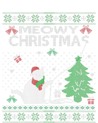 Funny Meowy Christmas Cats Xmas Cute Cat Lover Ugly Sweater T-Shirt