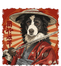 Border Collie Dog Japanese Art Samurai Ukiyo.E Vintage Snapback Five-Panel Rope Hat