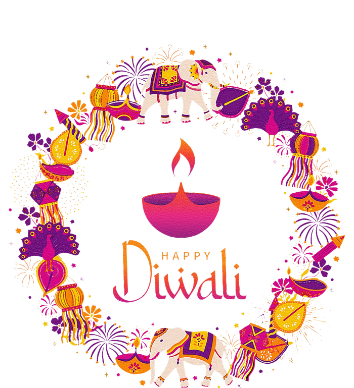 Happy Diwali Festival Of Lights Deepavali Hindu Indian Long Sleeve Shirt