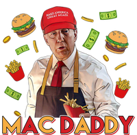 Mac Daddy Funny Mcdon Donald Trump Tie Dye Hoodie