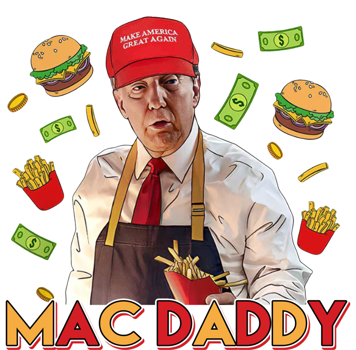 Mac Daddy Funny Mcdon Donald Trump Tie Dye Hoodie