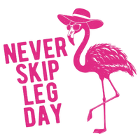 Never Skip Leg Day Flamingo Tie-Dye T-Shirt