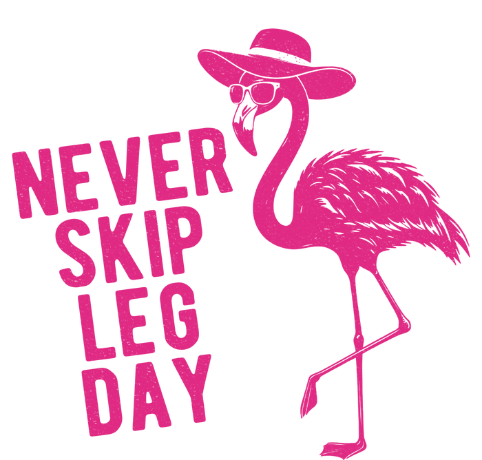 Never Skip Leg Day Flamingo Tie-Dye T-Shirt