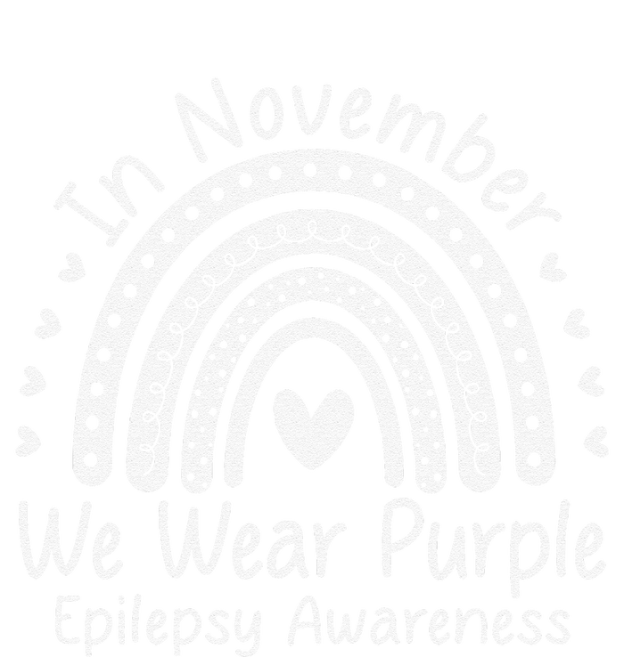 In November We Wear Purple Ribbon Warrior Epilepsy Awareness Gift Sweatshirt