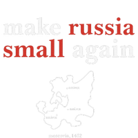 Make Russia Small Again  Funny Make Russia Small Again Long Sleeve Shirt